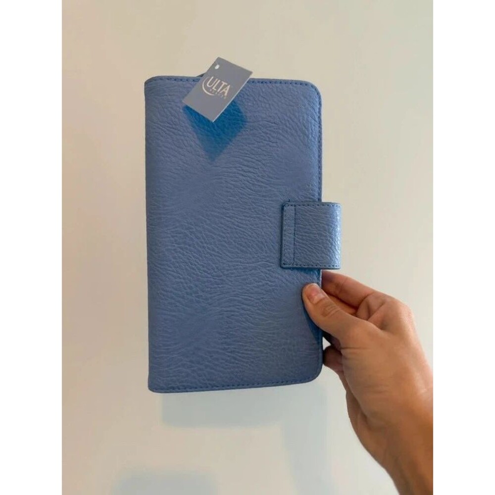 Ulta Beauty Periwinkle Blue Travel Wallet Passport Organizer